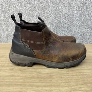 Georgia Boots Men's 11 Wide AMP LT Steel Toe Waterproof Chelsea GB00479 Hiker